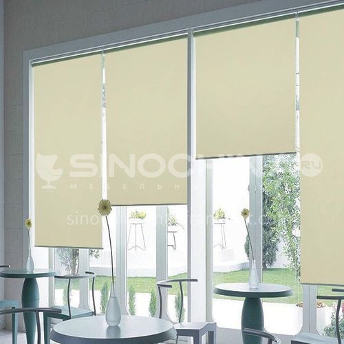 Modern minimalist style solid color waterproof blackout roller shutter for home office SF-KL